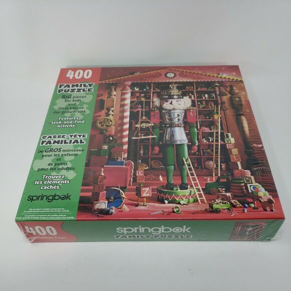 Hallmark Nutcracker Springbok Family Jigsaw Puzzle Workshop Vintage 2001 NEW USA - Picture 5 of 12